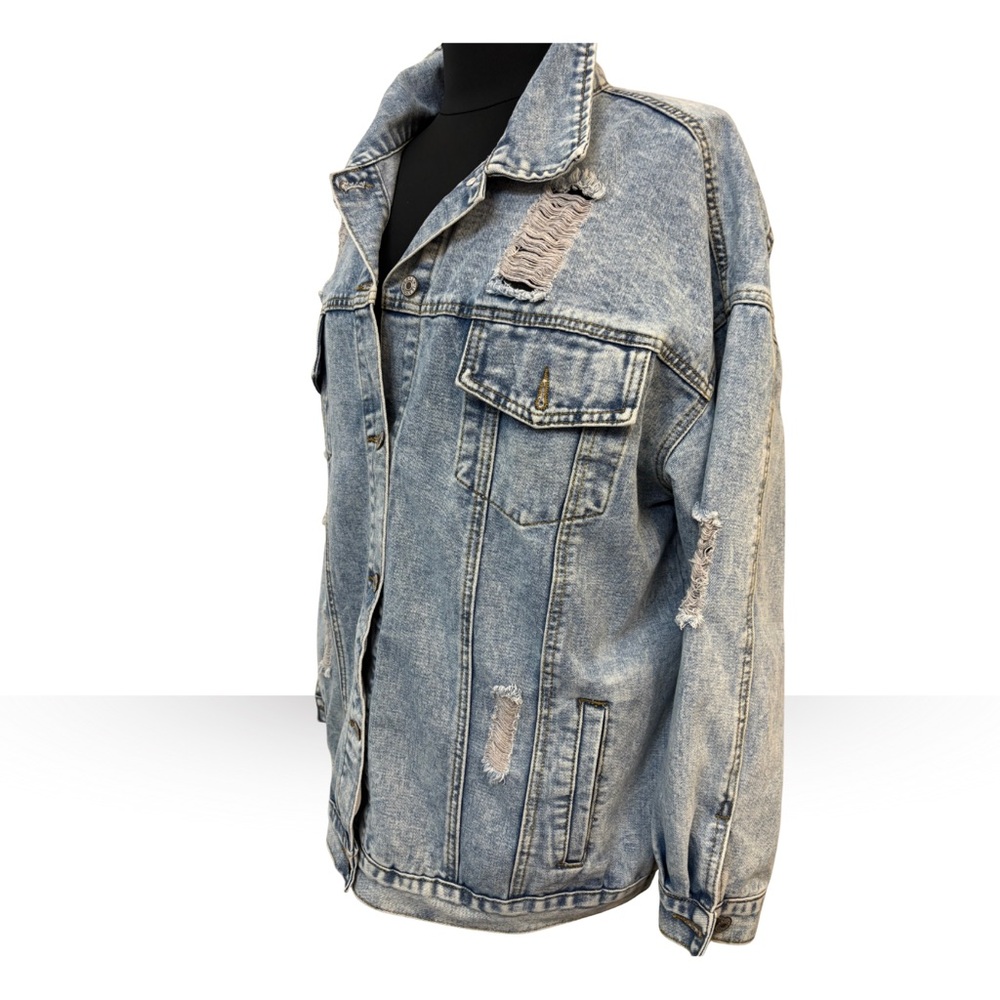 Distressed Denim Jacket